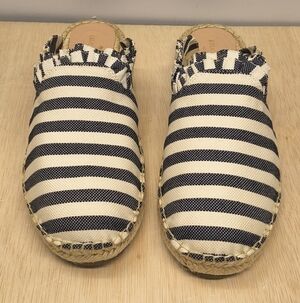 Kate Spade Laila Espadrille Mule Black/Cream Size 10M